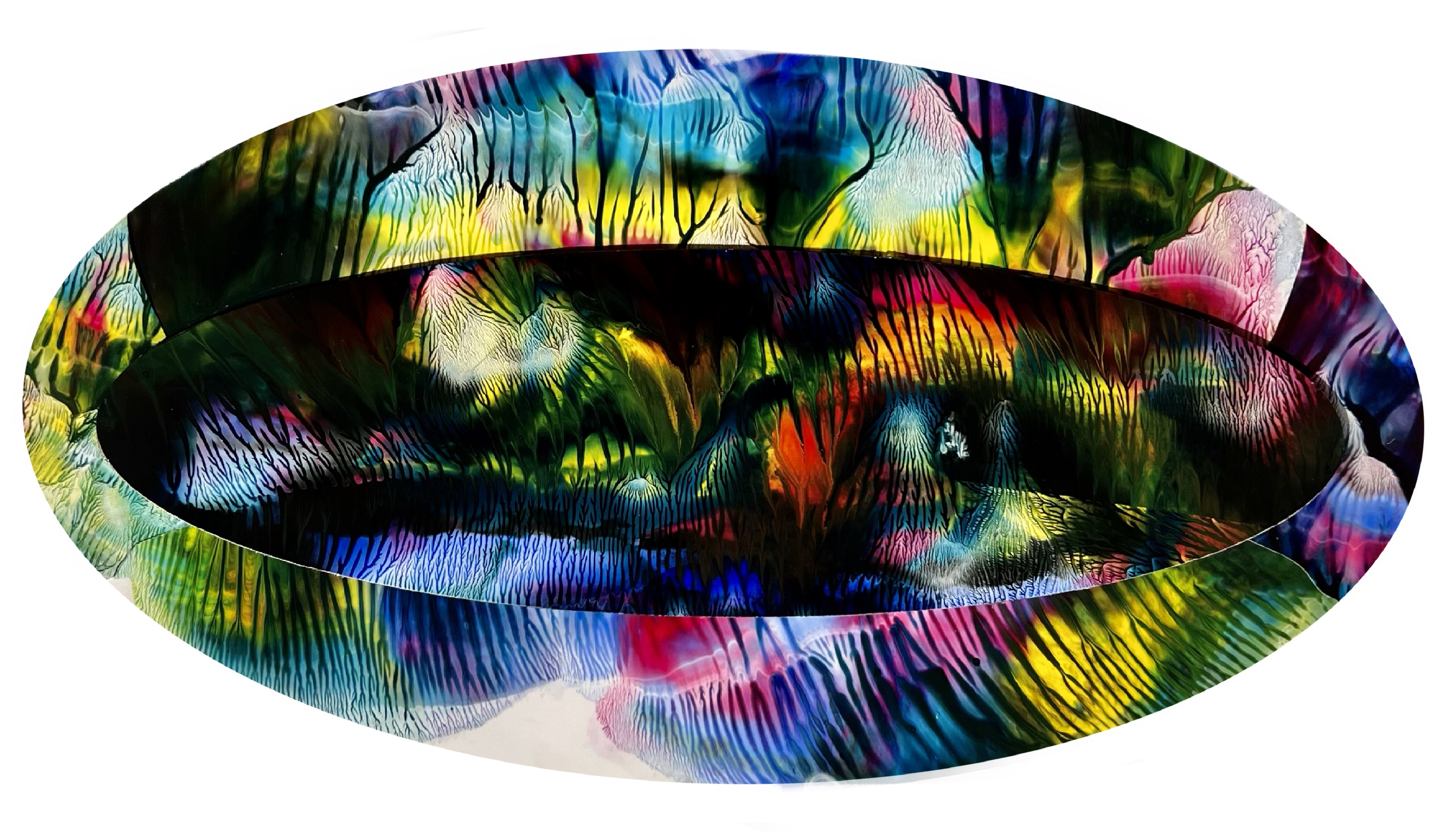 Duralit Üzerine Akrilik 60x90cm Yanılsama 2024